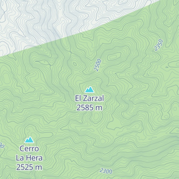 Map of El Zarzal