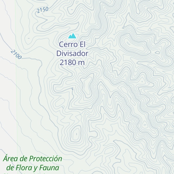 Map of Cerro El Antrisco