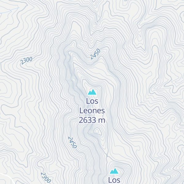 Map of Los Leones