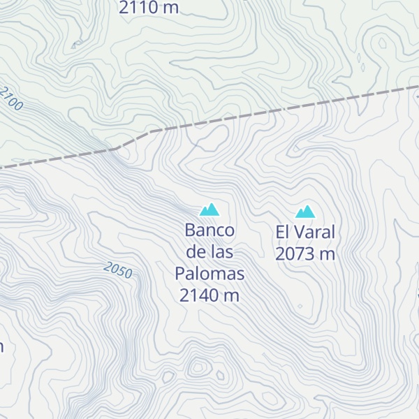 Map of Banco de las Palomas