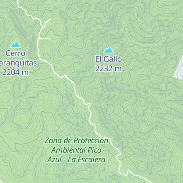 Map of El Tecolote