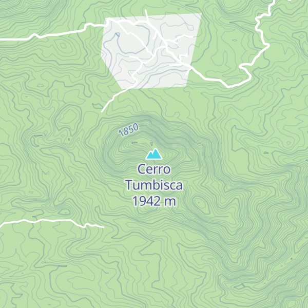 Map of Cerro Tumbisca