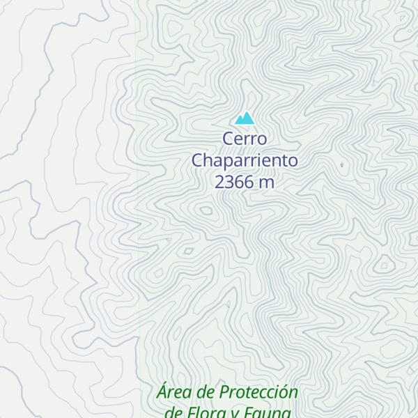 Map of Cerro San Andrés