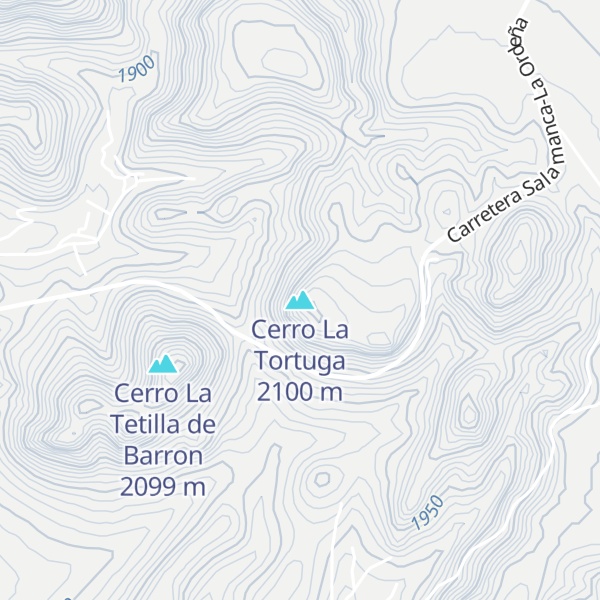 Map of Cerro La Tortuga