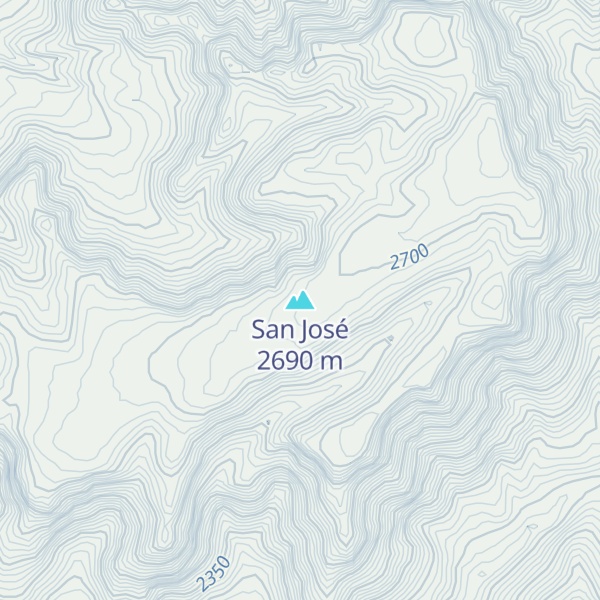 Map of San José