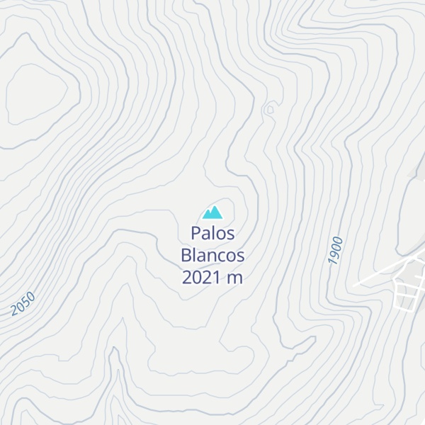 Map of Palos Blancos