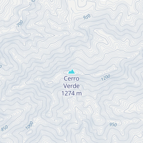 Map of Cerro Verde