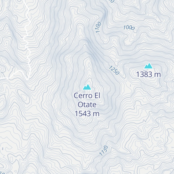 Map of Cerro El Otate