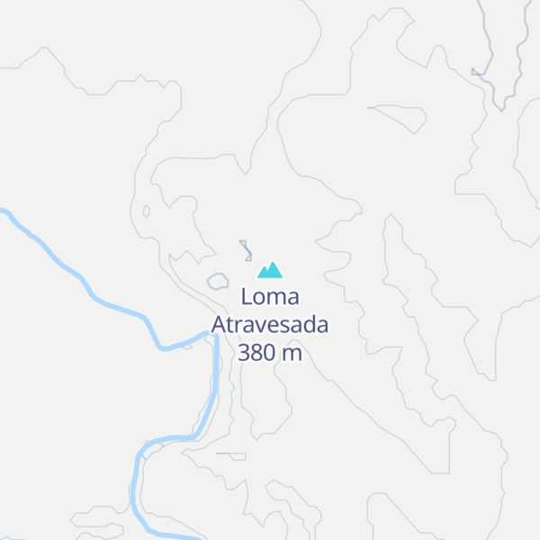 Map of Loma Atravesada
