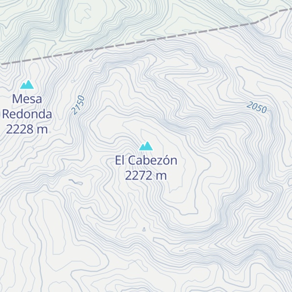 Map of El Cabezón