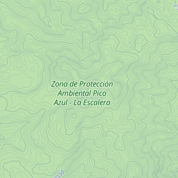 Map of Cerro Azul