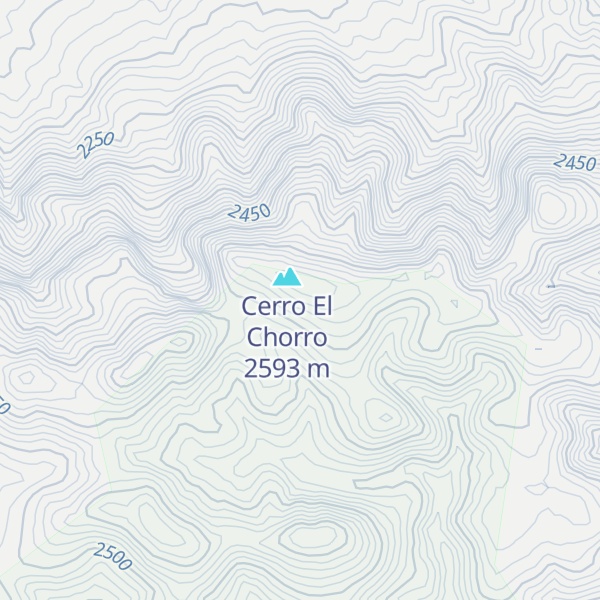 Map of Cerro La Mina