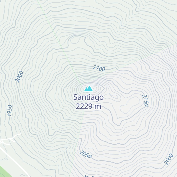 Map of Santiago