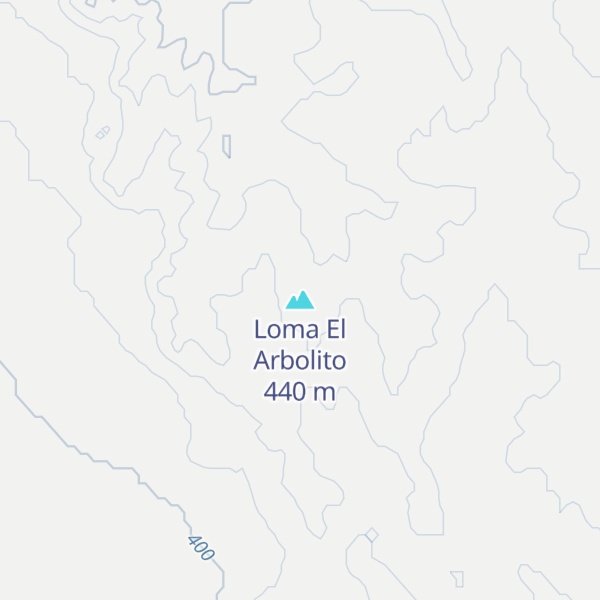 Map of Loma El Arbolito