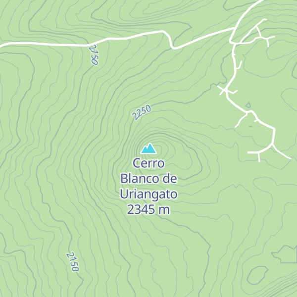 Map of Cerro Blanco de Uriangato