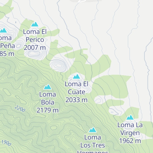 Map of Loma El Cuate
