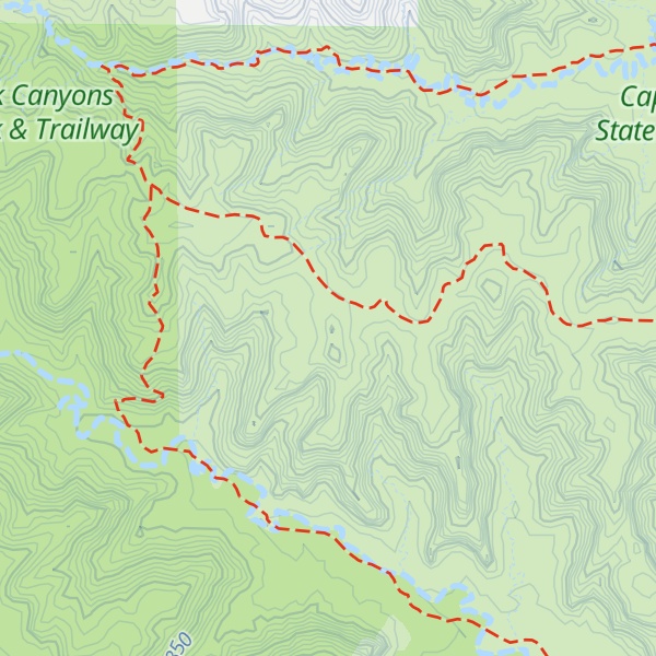 Map of John Haynes Ridge