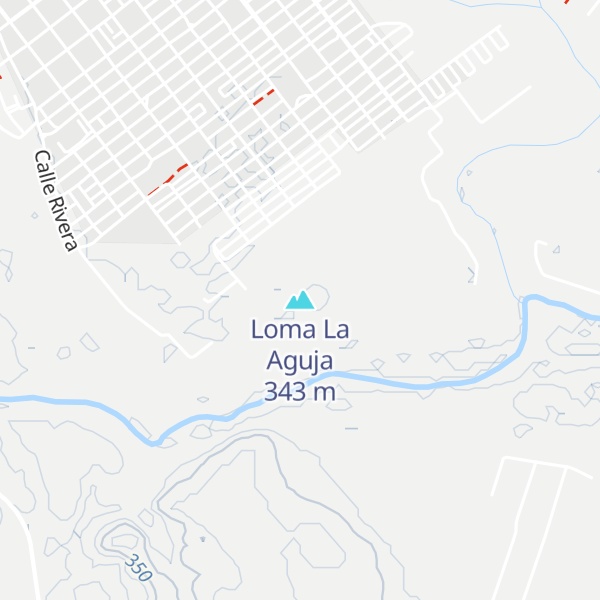 Map of Loma La Aguja
