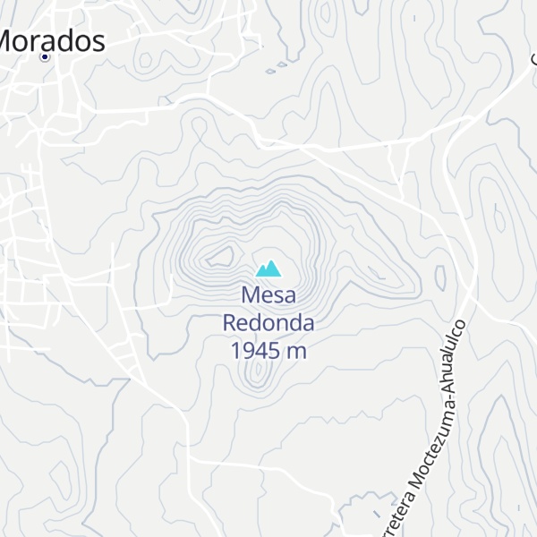 Map of Mesa Redonda