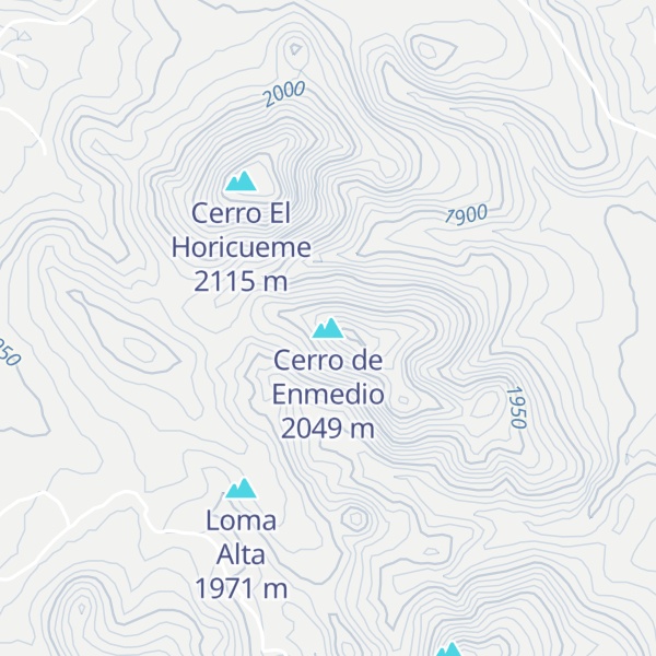 Map of Cerro de Enmedio