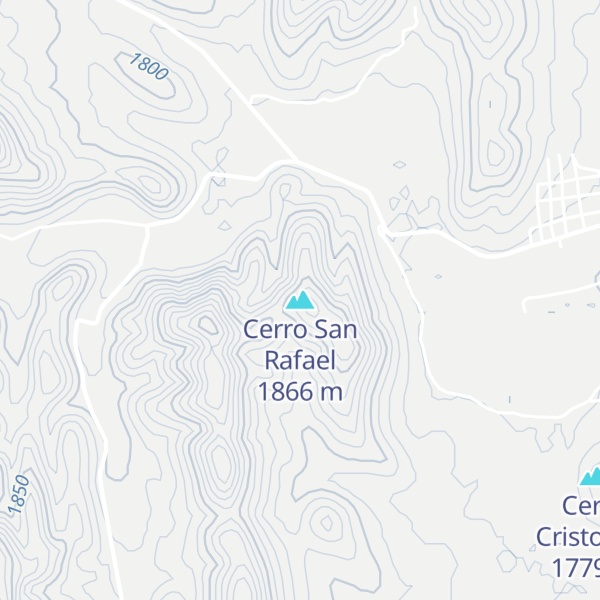 Map of Cerro San Rafael