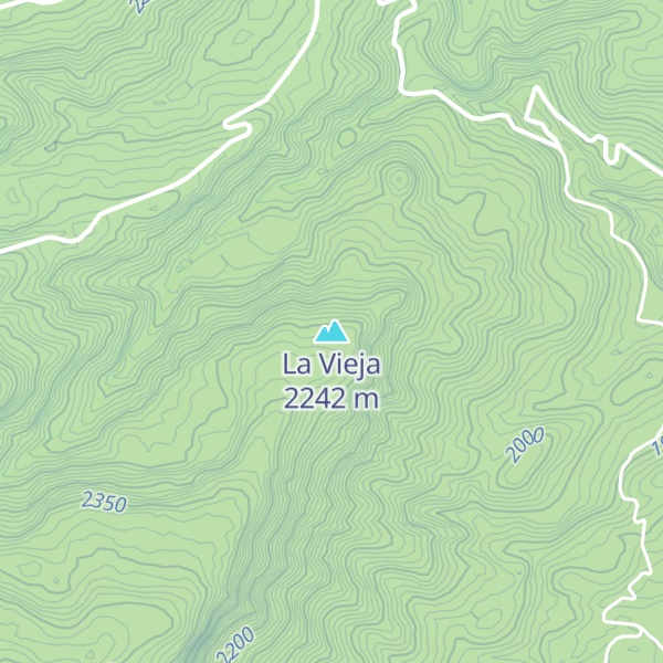 Map of La Vieja