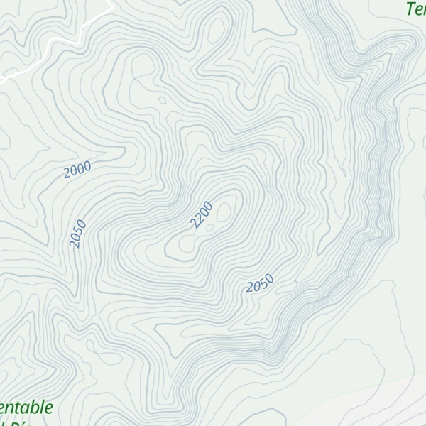 Map of Cerro La Hierba