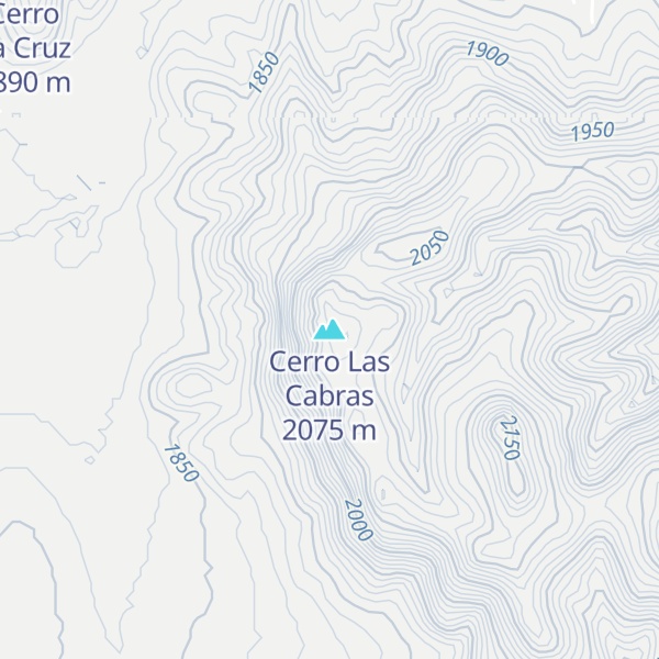 Map of Cerro Las Cabras