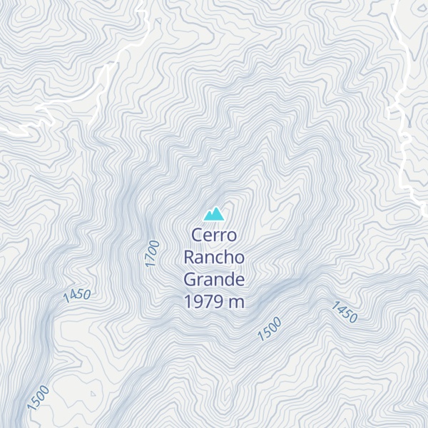Map of Cerro Rancho Grande