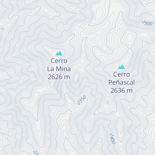 Map of Piloncillo