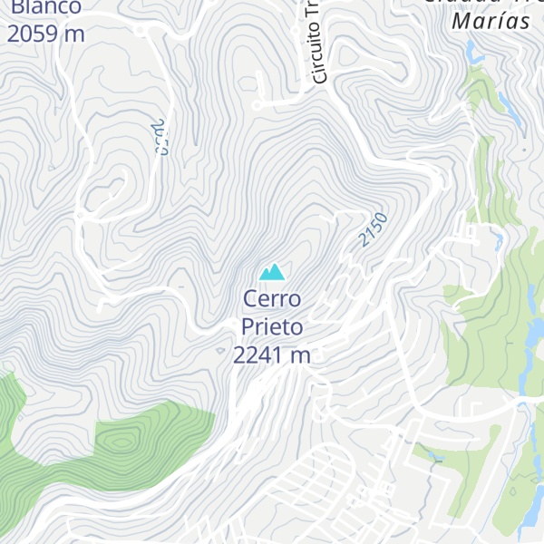 Map of Cerro Prieto