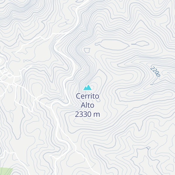 Map of Cerrito Alto