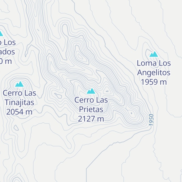 Map of Cerro Las Prietas