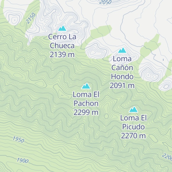 Map of Loma El Pachon