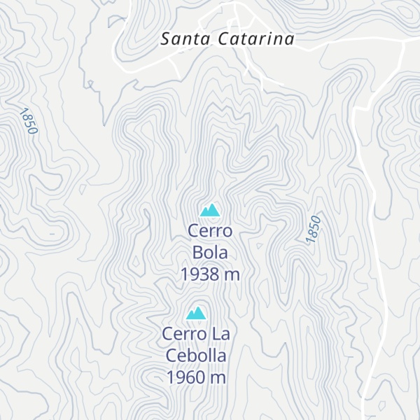 Map of Cerro Bola