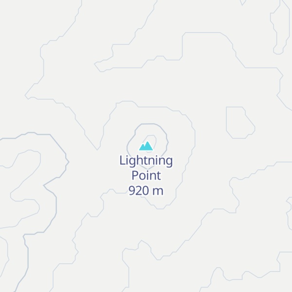 Map of Lightning Point