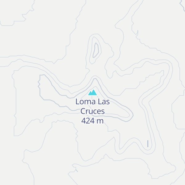 Map of Loma Las Cruces