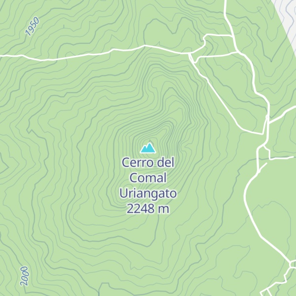 Map of Cerro del Comal Uriangato