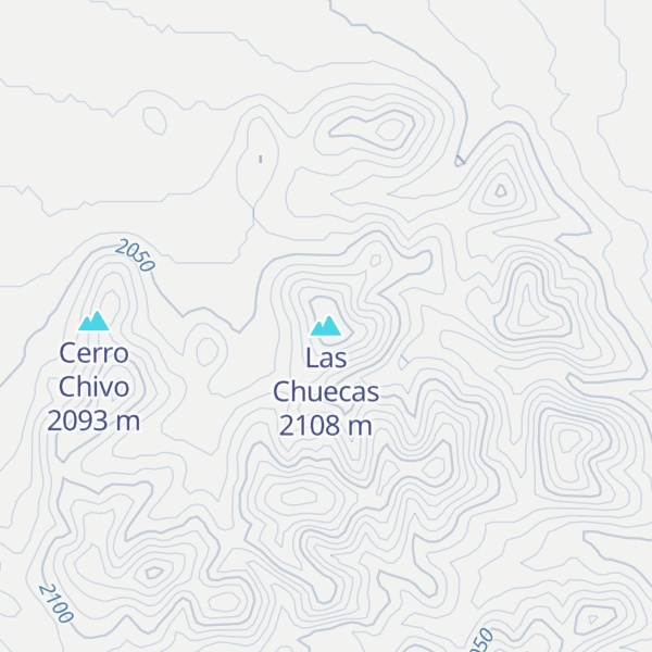 Map of Las Chuecas