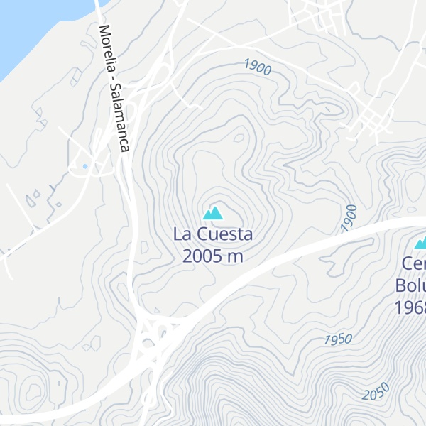 Map of La Cuesta