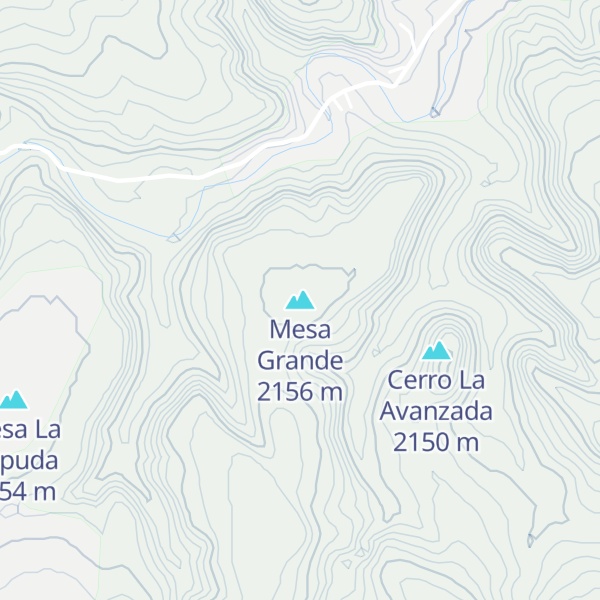 Map of Mesa Grande