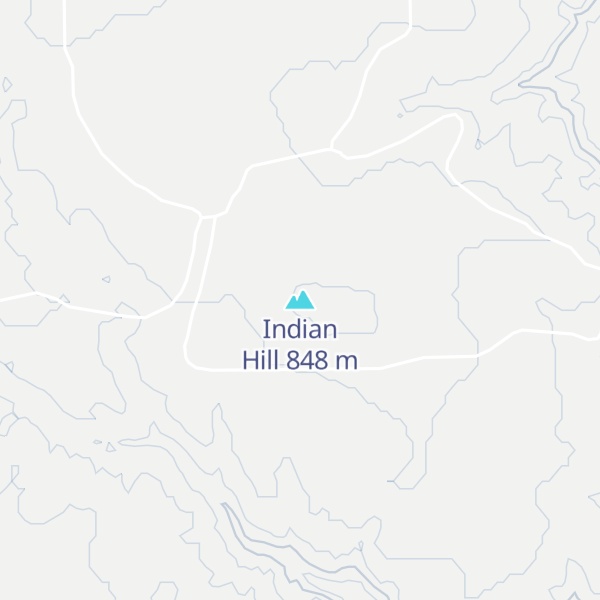 Map of Indian Hill