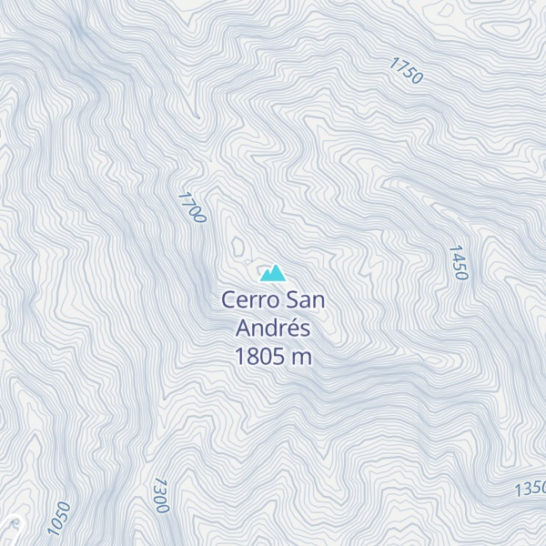 Map of Cerro San Andrés