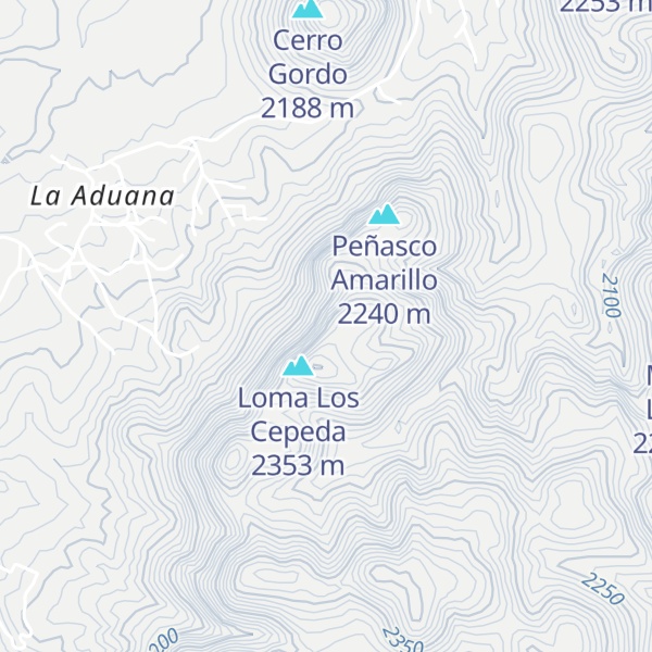 Map of Loma La Cal