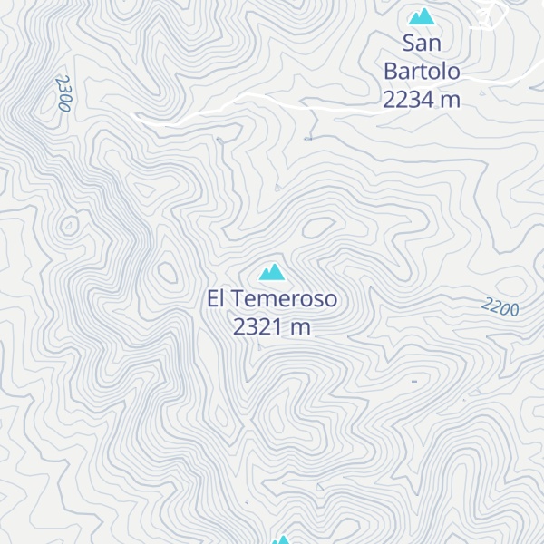 Map of El Temeroso