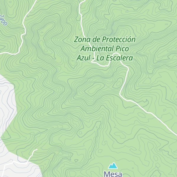 Map of Cerro Verde