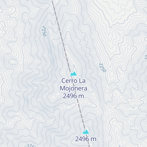 Map of Cerro La Mojonera