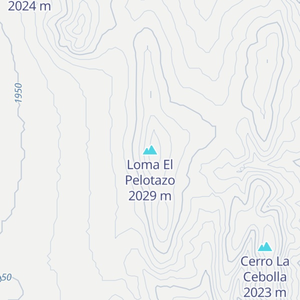 Map of Loma El Pelotazo