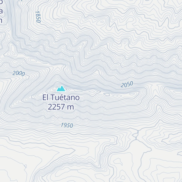 Map of Picacho El Tuetano
