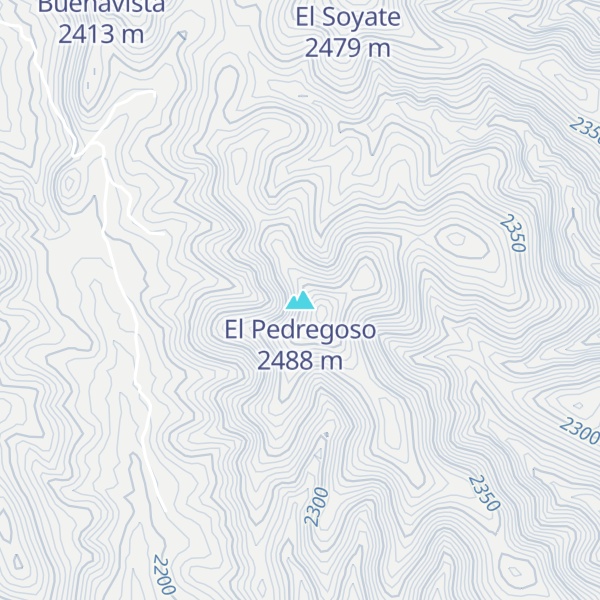 Map of El Pedregoso